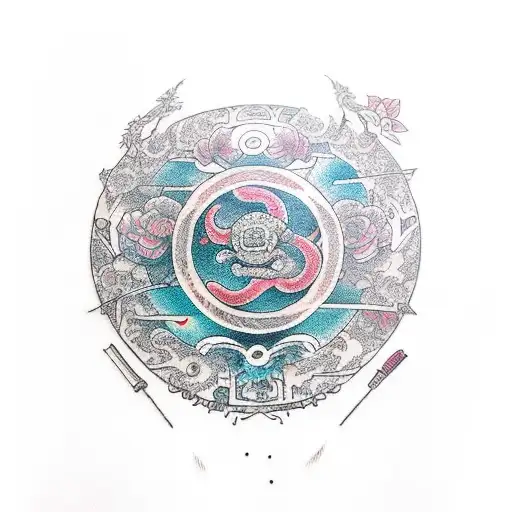 alchemy tattoo design idea