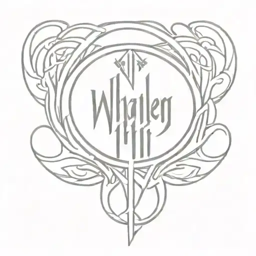 Ambigram of words: Walang Titulo and Master Buten tattoo design idea