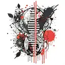 anatomy DNA biology tattoo design idea