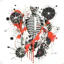 anatomy DNA biology tattoo design idea