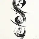 cancer pisces Gemini tattoo design idea