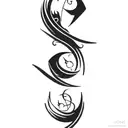 cancer pisces Gemini tattoo design idea