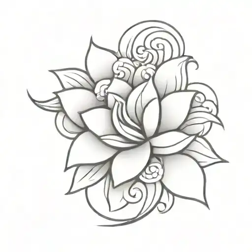 Bali traditional inspired tattoo tattoo design idea