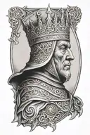 king baldwin iv tattoo design idea