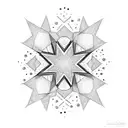 11 sparkle stars  tattoo design idea