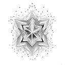 11 sparkle stars  tattoo design idea