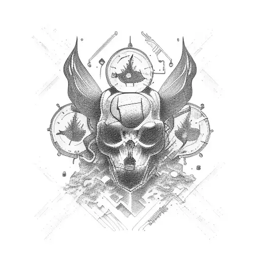 Hydraulic Engineers tattoo design idea