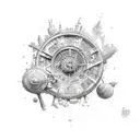 voyage  tattoo design idea