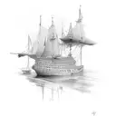 voyage  tattoo design idea