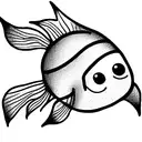 Anglerfish from Finding Nemo tattoo design idea