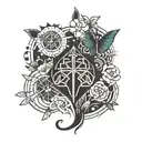 infp cognitive psychology symbols tattoo design idea