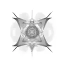 Generate an image that visually represents the mantra ‘one is all and all is one’ using elements inspired by the anime F tattoo design idea