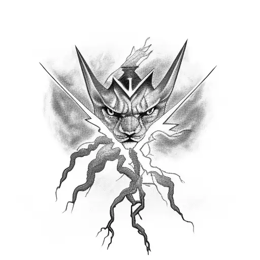 Lightning Bolt tattoo design idea