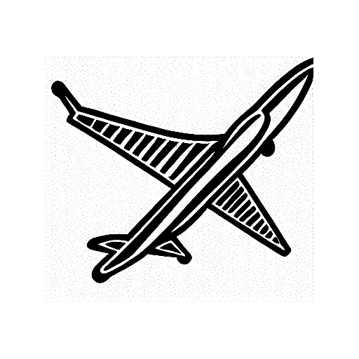 Tiny Airplane Temporary Tattoo (Set of 3) – Small Tattoos