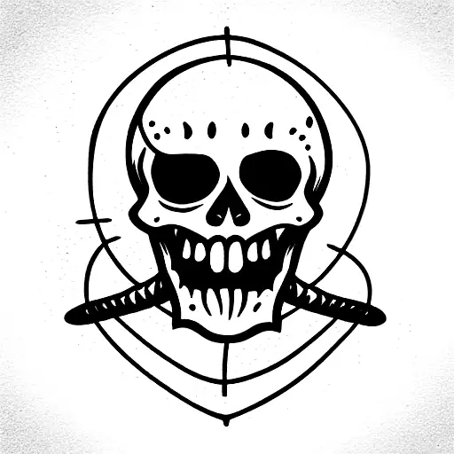 Skeleton Pirate tattoo design idea
