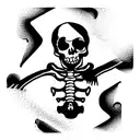 Skeleton Pirate tattoo design idea