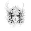 sirene  tattoo design idea