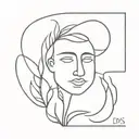 Adonis tattoo design idea