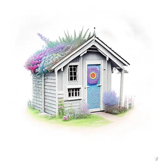 Garden Shed tattoo design idea