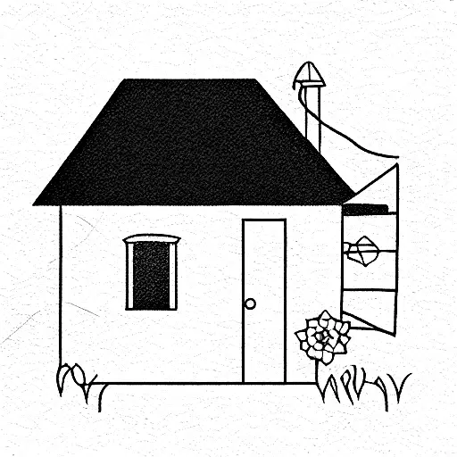 Garden Shed tattoo design idea