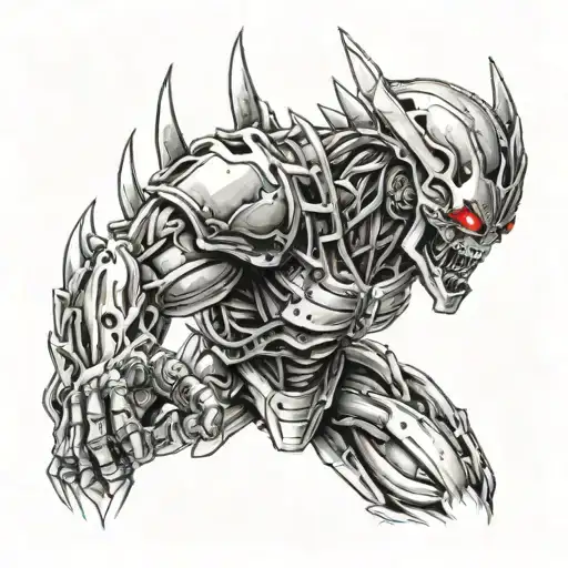 Terminator, Aliens, Dragonball Z sleeve tattoo design tattoo design idea