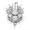 trails, cornhole tattoo design idea