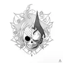 One piece  tattoo design idea