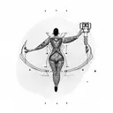 electric circuit bodysuit tattoo design idea