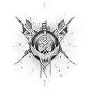 hawkeye tattoo design idea