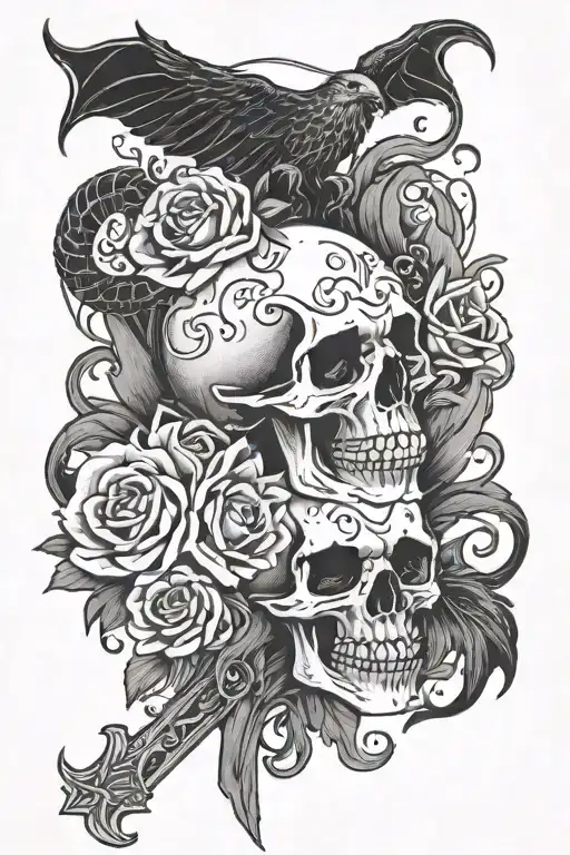 death before dishonor tattoo design idea
