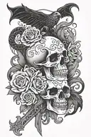 death before dishonor tattoo design idea