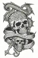 death before dishonor tattoo design idea