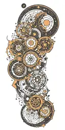 The Abyss inspired constellation tattoo design idea