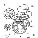 Neverland tattoo design idea