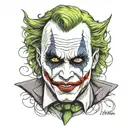 the joker heath ledger tattoo design idea