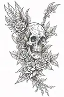 Create a tattoo that blends elements of self-improvement and heartbreak tattoo design idea