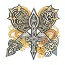 ankh symbol tattoo design idea