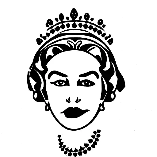 GZGBMD Queen Elizabeth Posters And Prints Queen Elizabeth Tattoo Canvas  Painting Elegant Portrait Wall Art Home Decor Pictures 40x60cm X2 No Frame  : Amazon.co.uk: Home & Kitchen