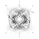 quantum entanglement tattoo design idea