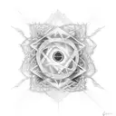 quantum entanglement tattoo design idea