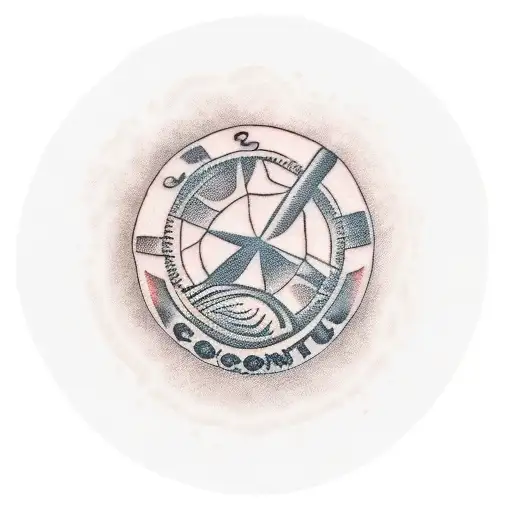 coconut  tattoo design idea