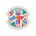 State of Tasmania with colours of the Australian Aboriginal flag inside, with Palawa written underneath tattoo design idea
