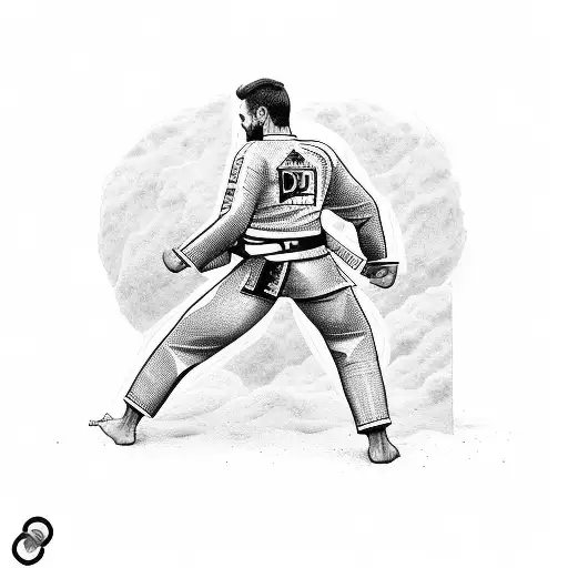 dna brazilian jiu jitsu tattoo design idea