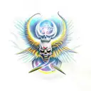 Lucifer Beelzebub astaroth tattoo design idea