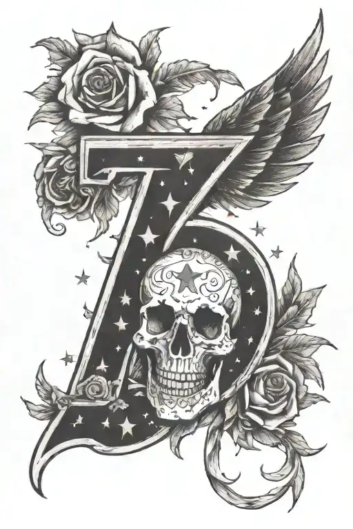 21 november 1991 in roman letters with stars forming the shape tattoo design idea