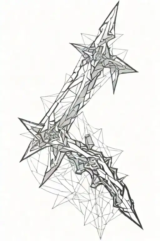  Abstract designs that evoke the idea of an assassin. include sharp angles, hidden blades, or silhouettes. tattoo design idea