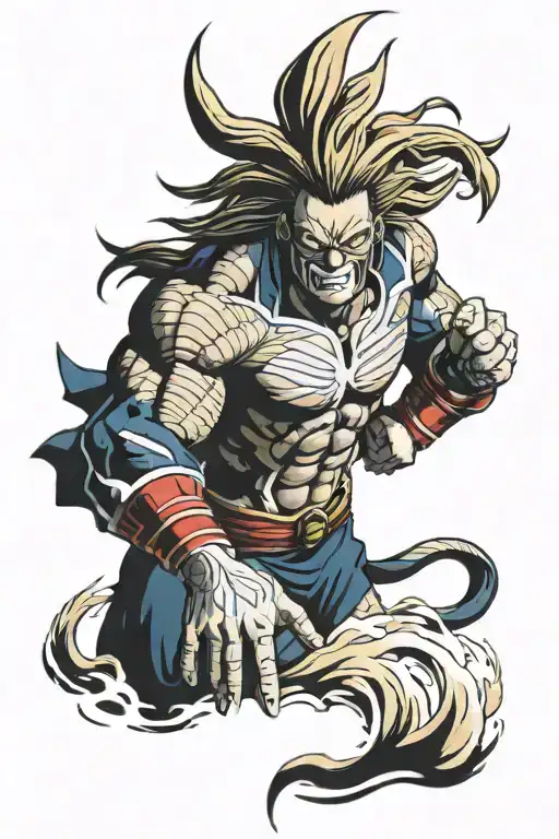 All Might  tattoo design idea
