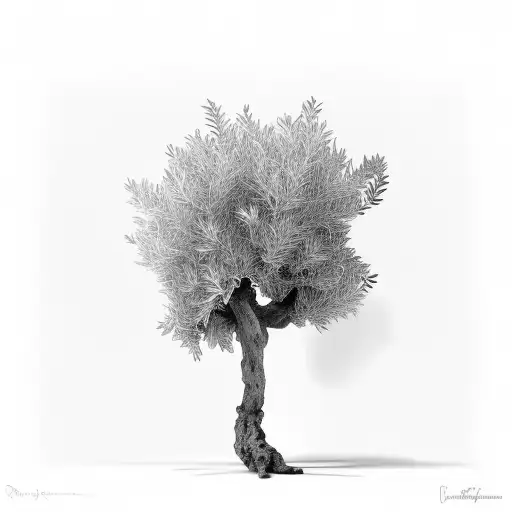 olive tree tattoo design idea