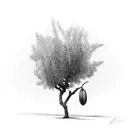 olive tree tattoo design idea
