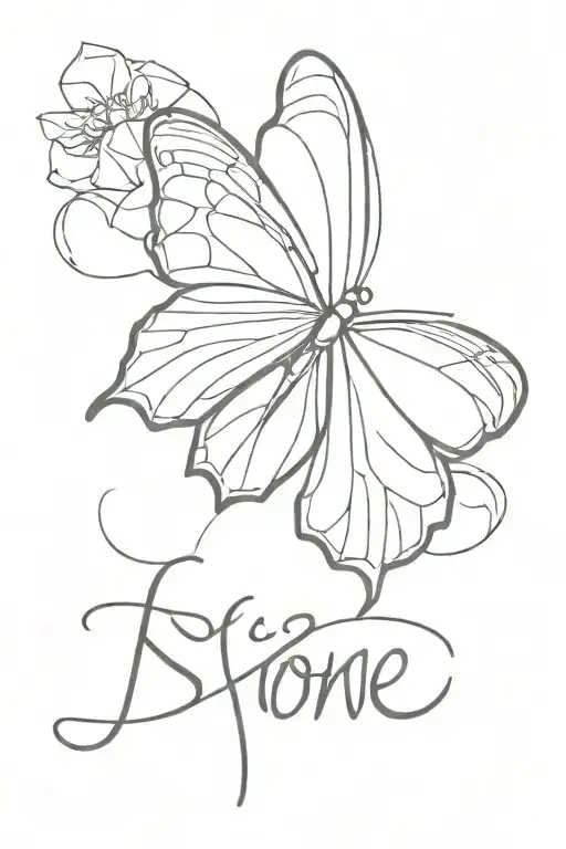 schmetterling, Buchstabe S incorporated somehow, Krone tattoo design idea